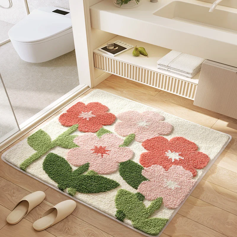 Flower Garden Bath Mat - Image 2