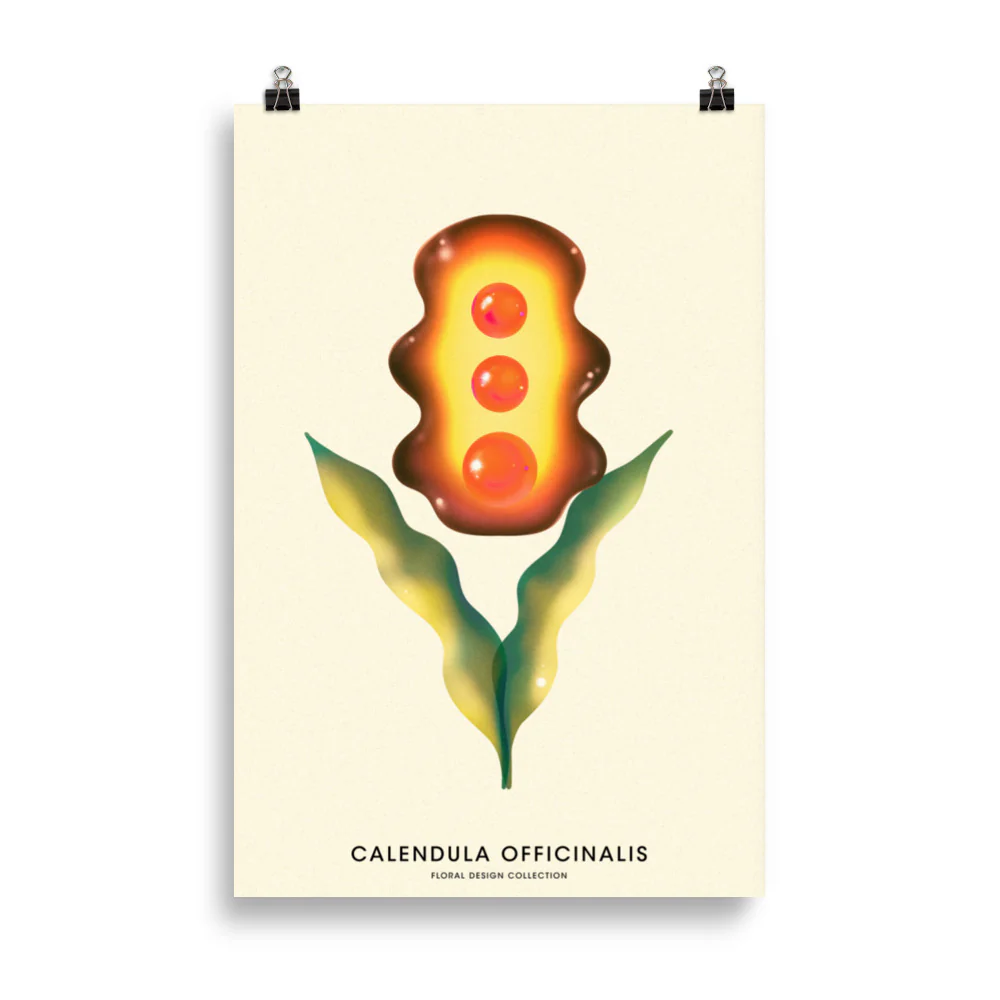 Flower - Orange - Image 5