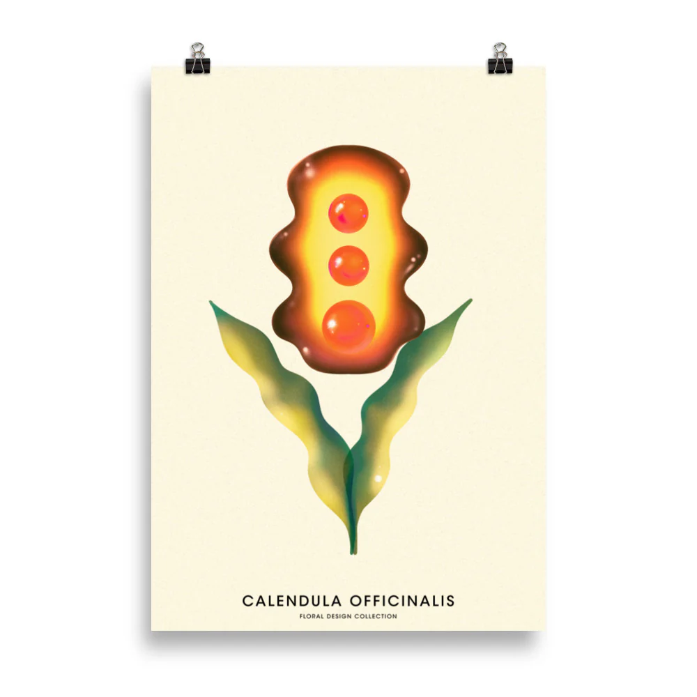 Flower - Orange - Image 6