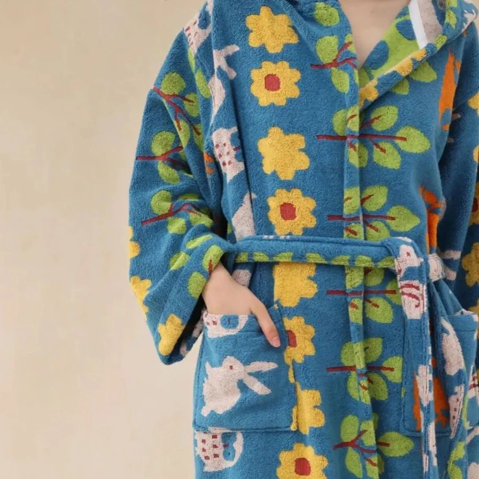 Flower Print Bath Gown - Image 3