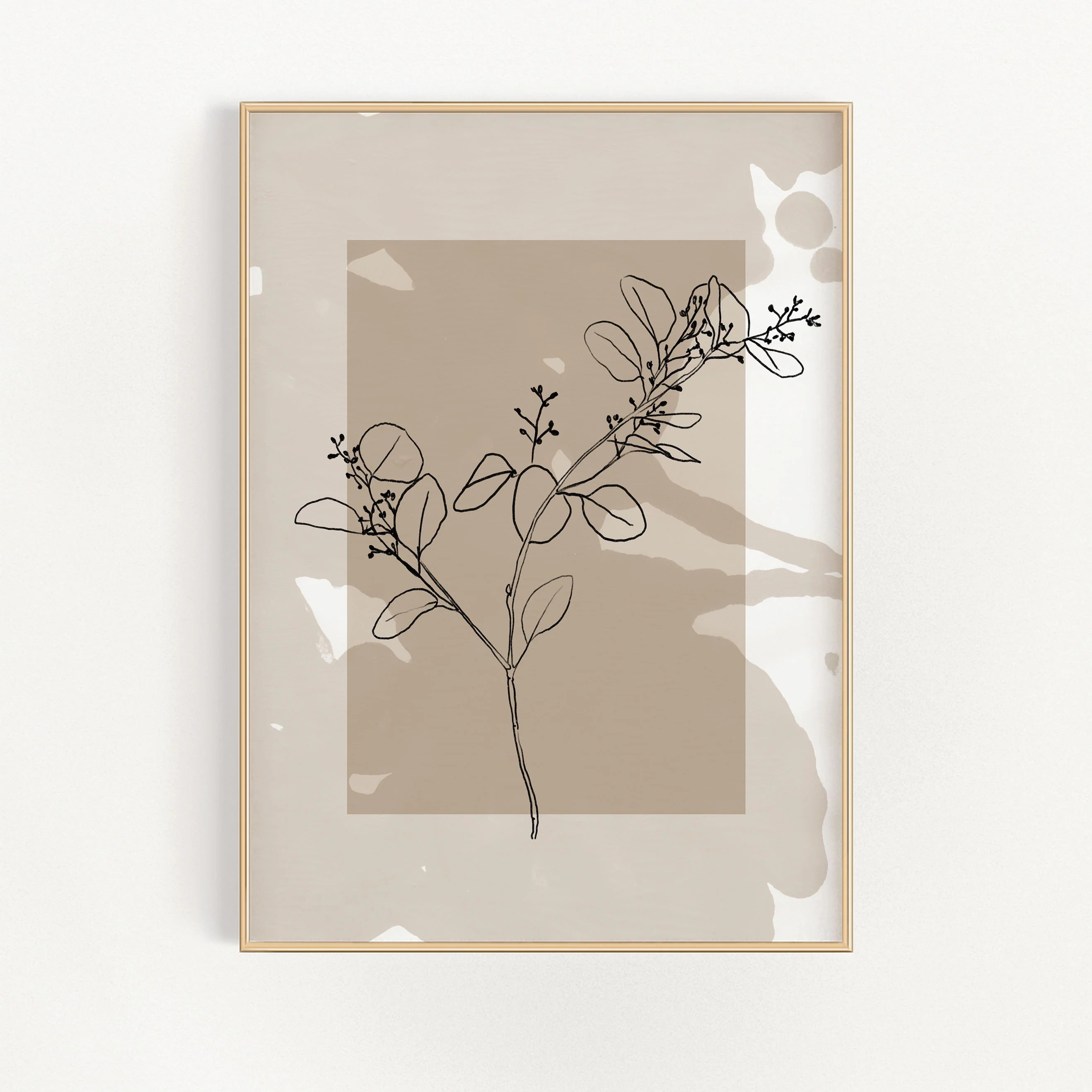 Flower Sketch Wall Art