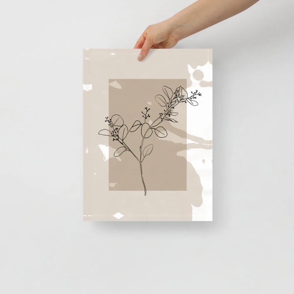 Flower Sketch Wall Art - Image 2