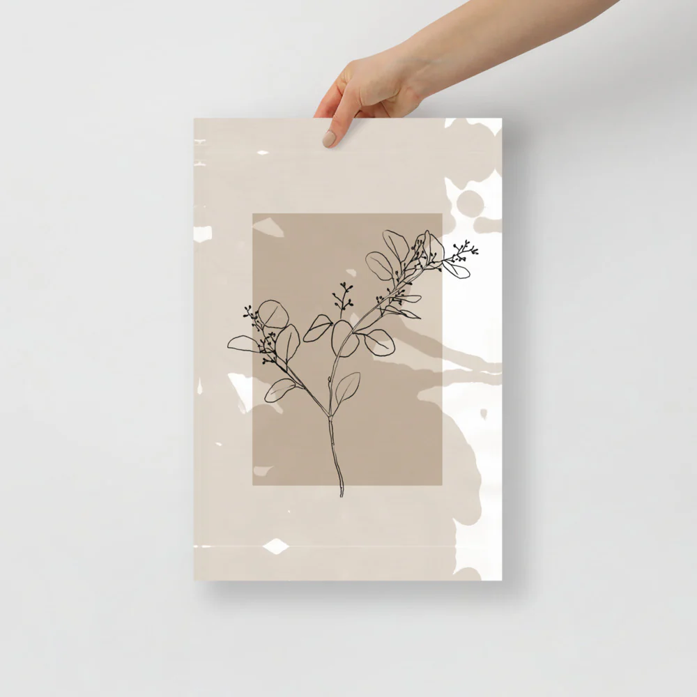 Flower Sketch Wall Art - Image 3