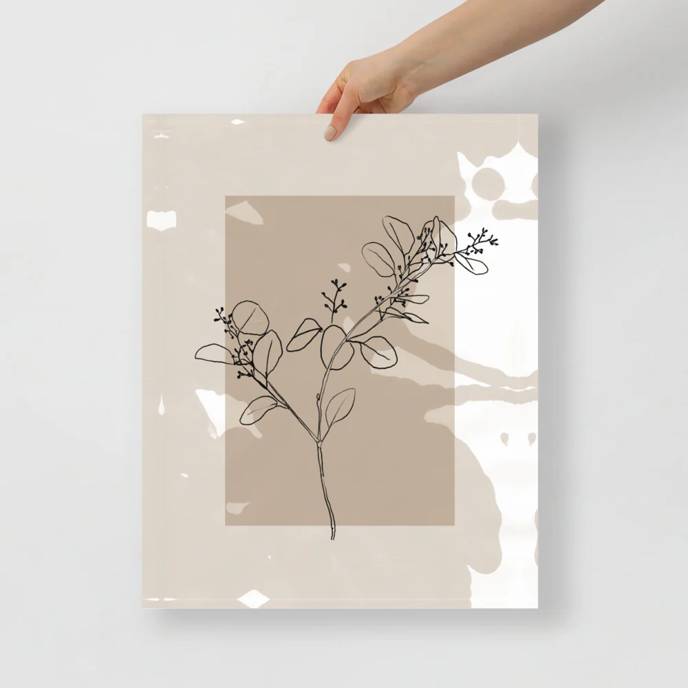 Flower Sketch Wall Art - Image 4