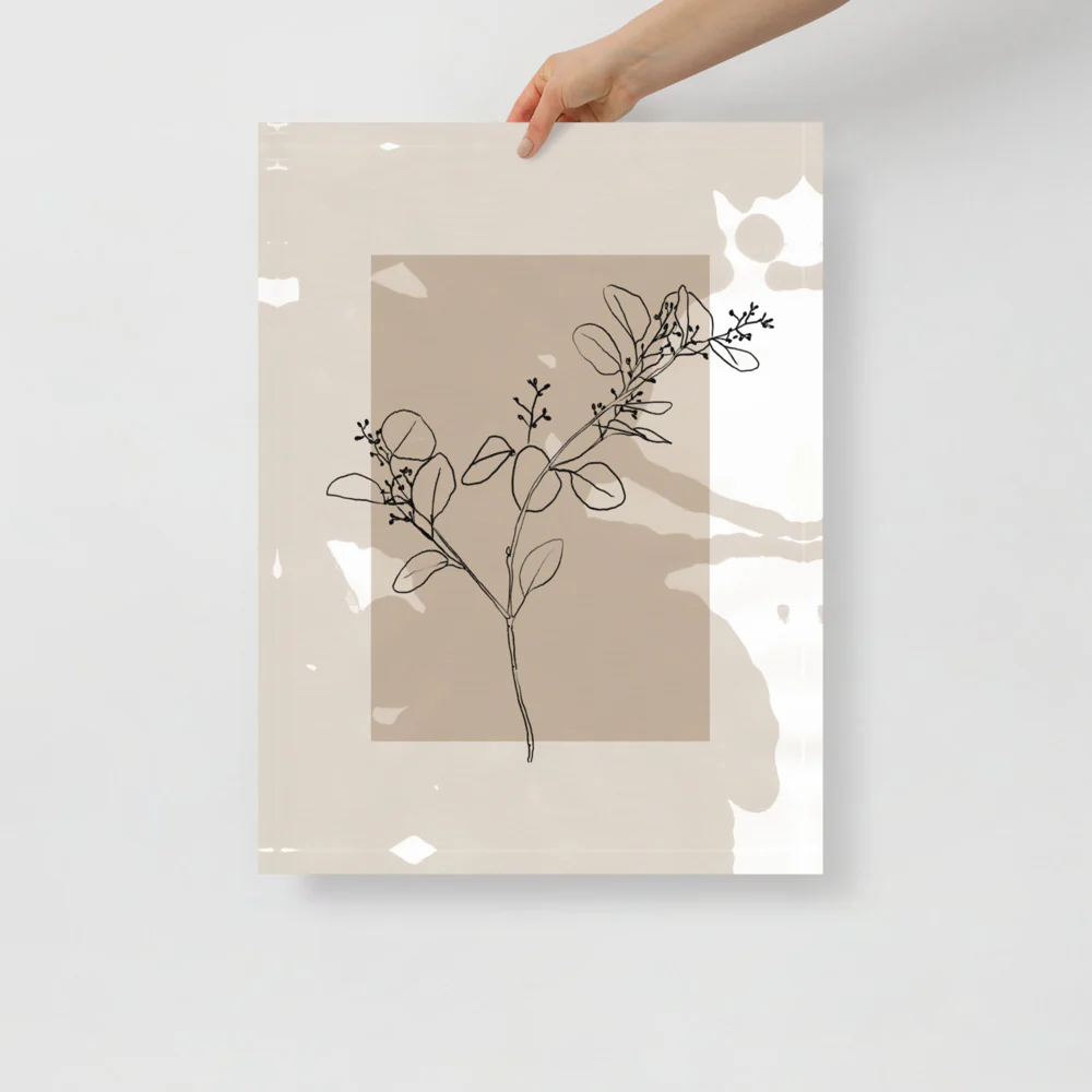 Flower Sketch Wall Art - Image 5
