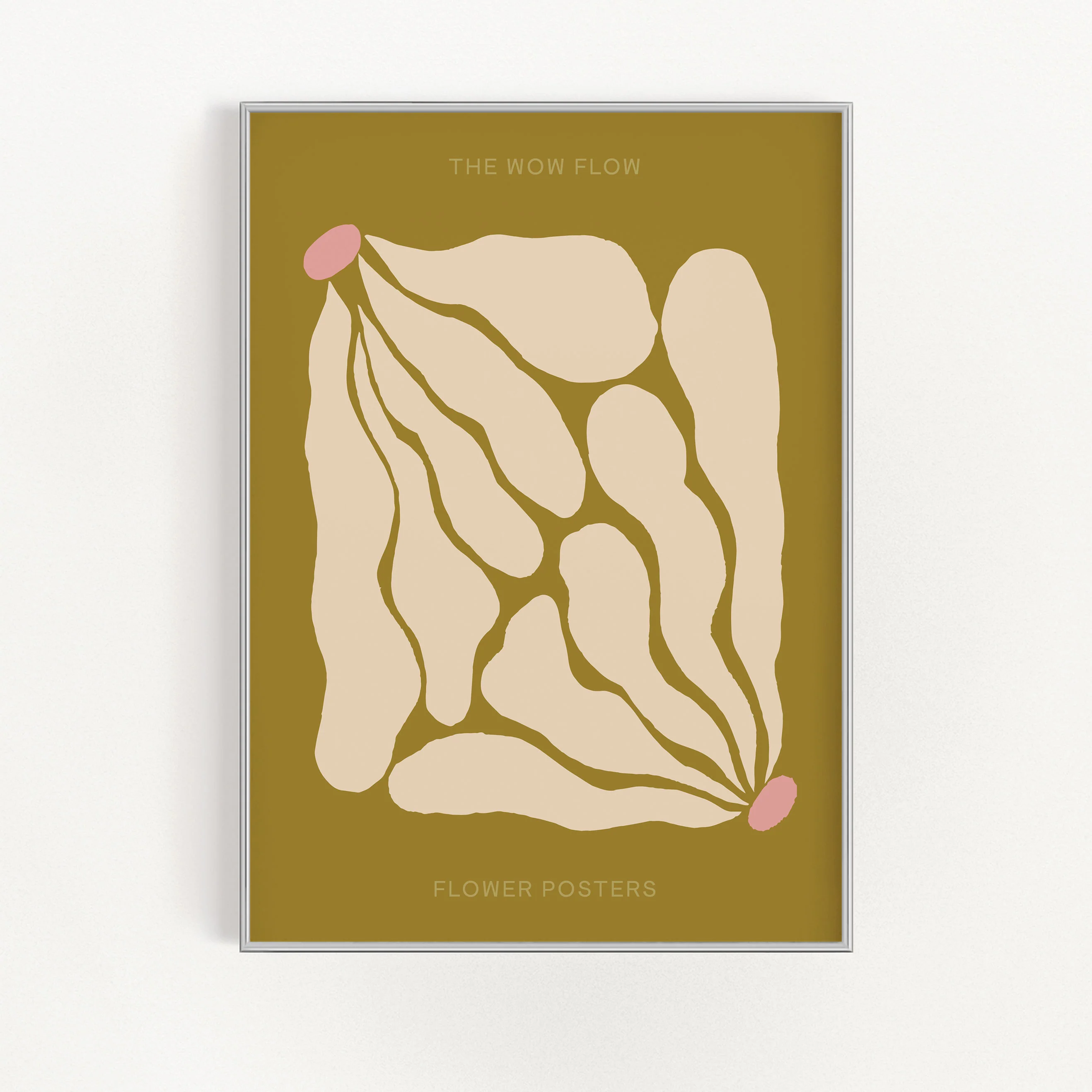 Flower Square - Khaki
