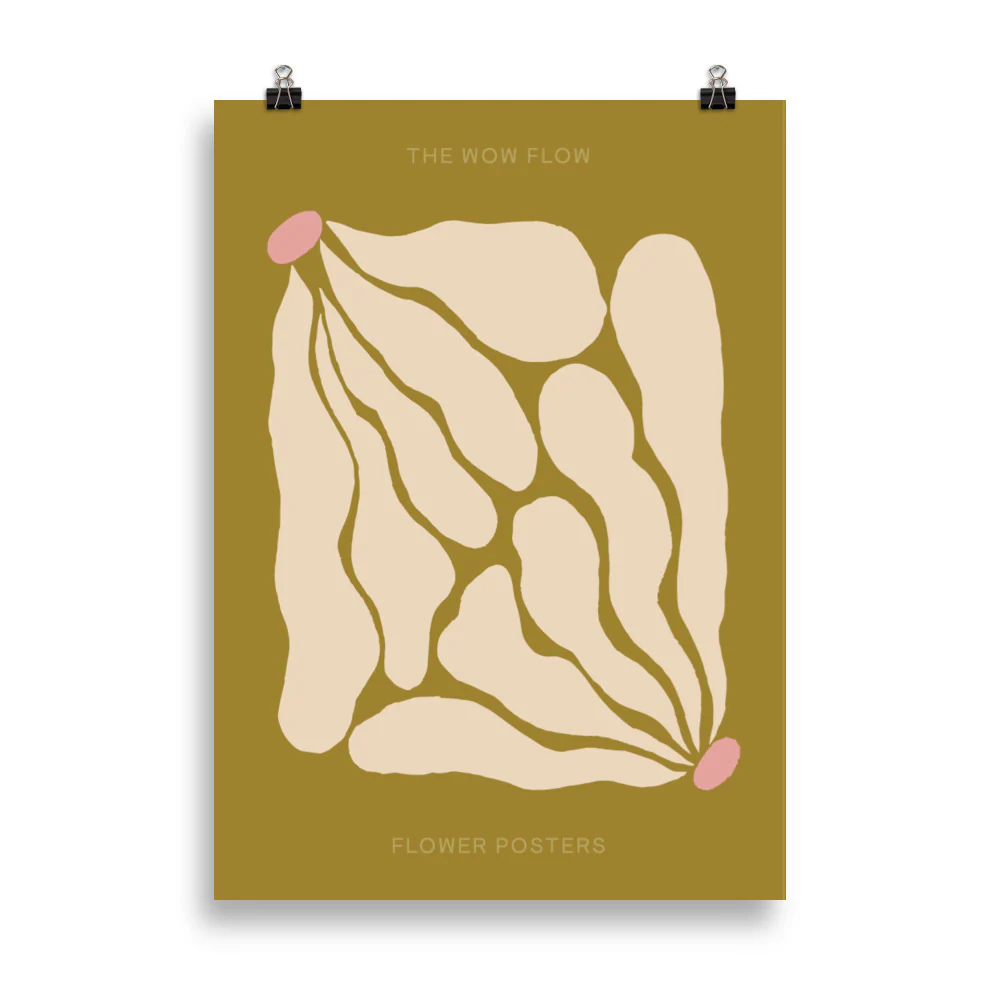 Flower Square - Khaki - Image 4