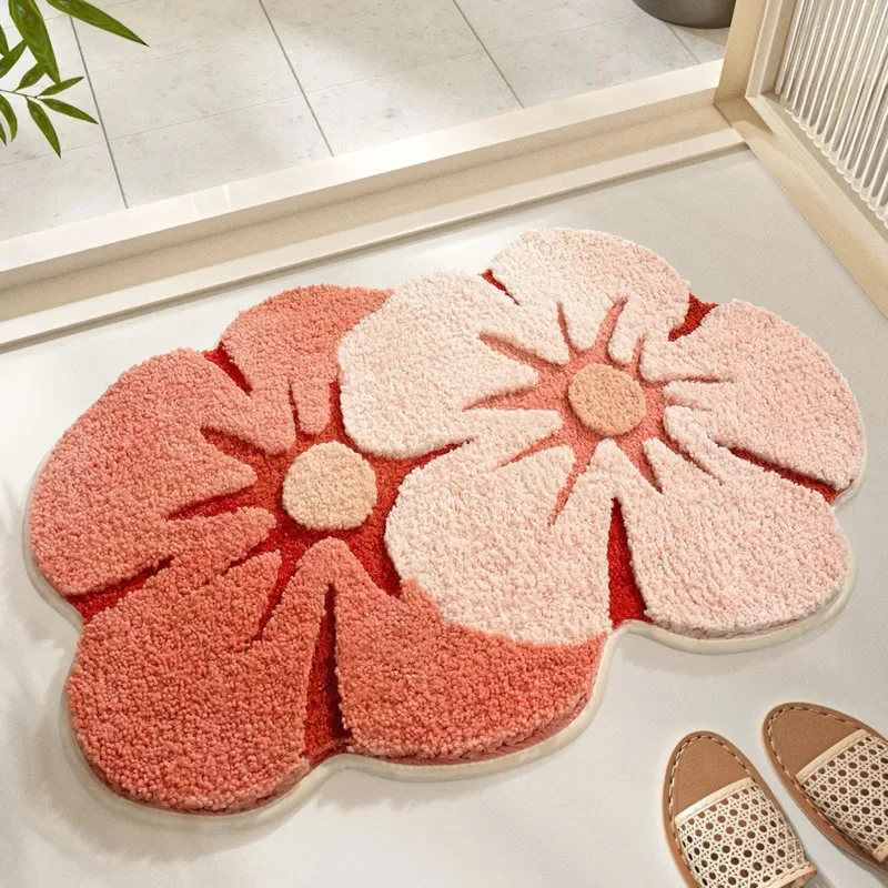 Flower Tufted Bath Mat