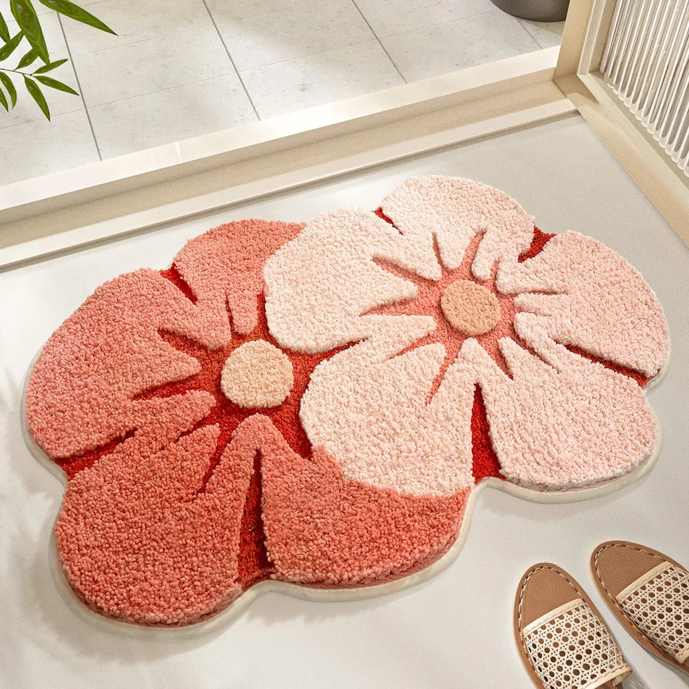 Flower Tufted Bath Mat - Image 2