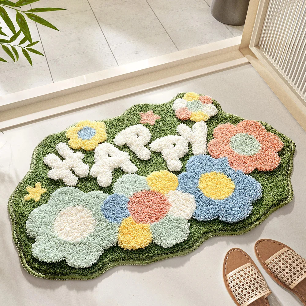 Flower Tufted Bath Mat - Image 4