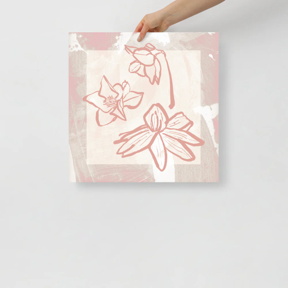 Flowers In Sunset Wall Art - Image 10