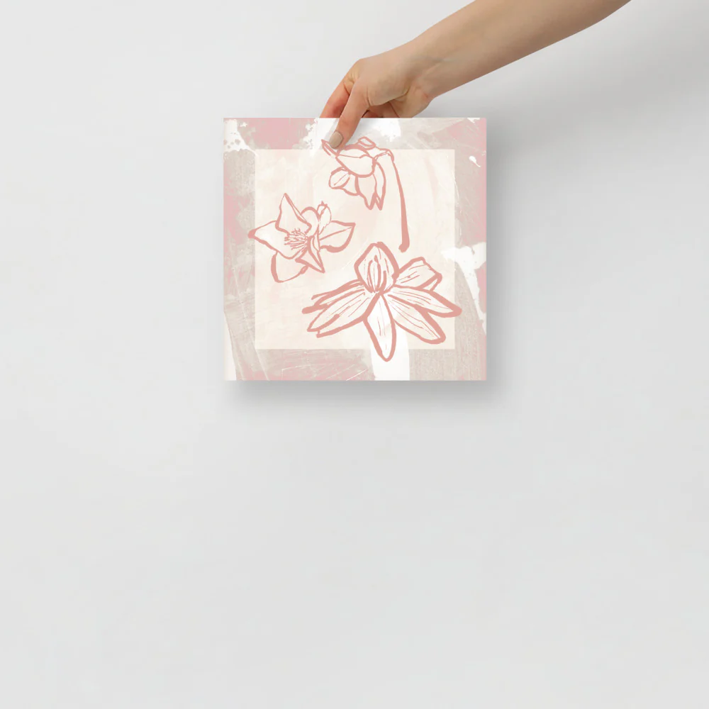 Flowers In Sunset Wall Art - Image 3