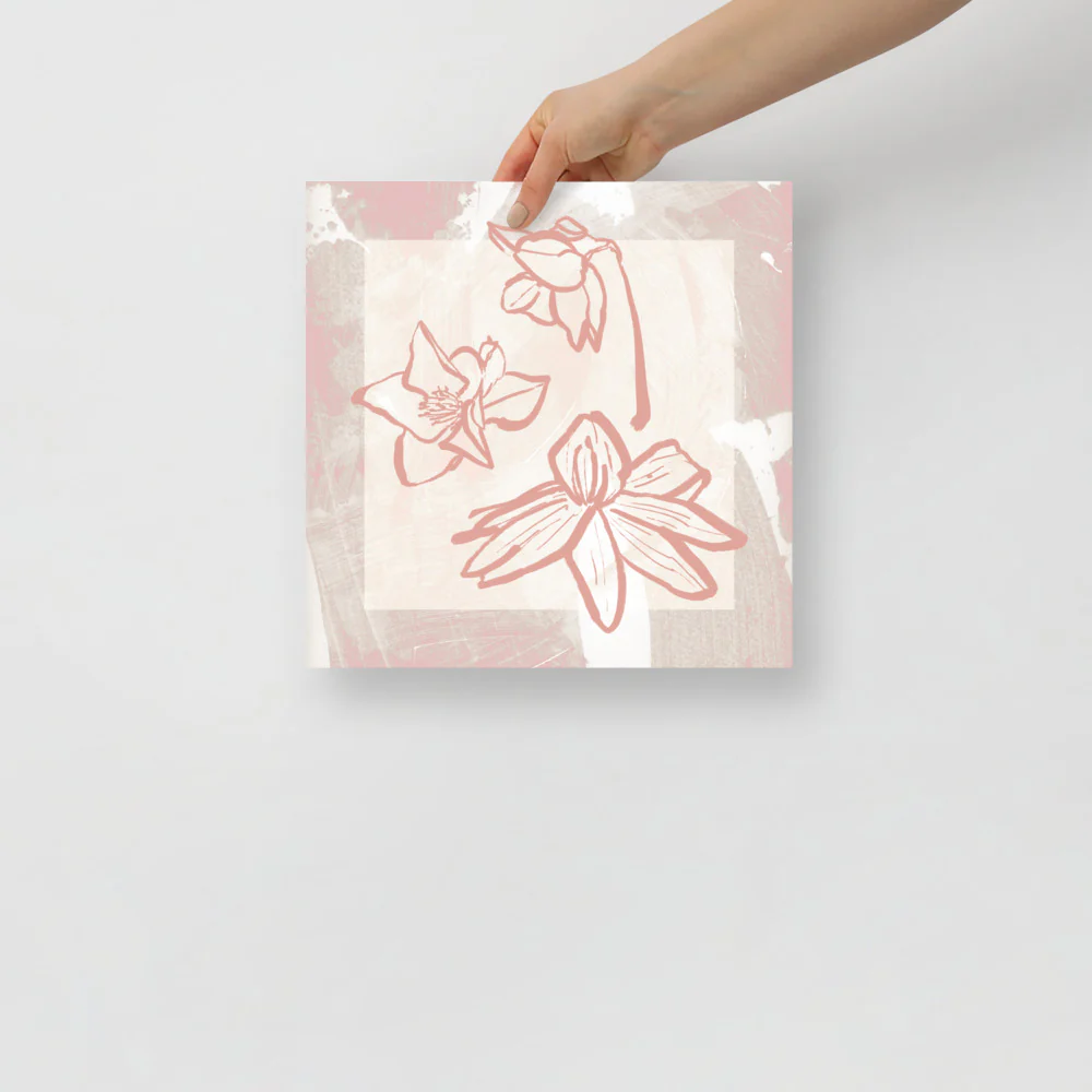 Flowers In Sunset Wall Art - Image 4