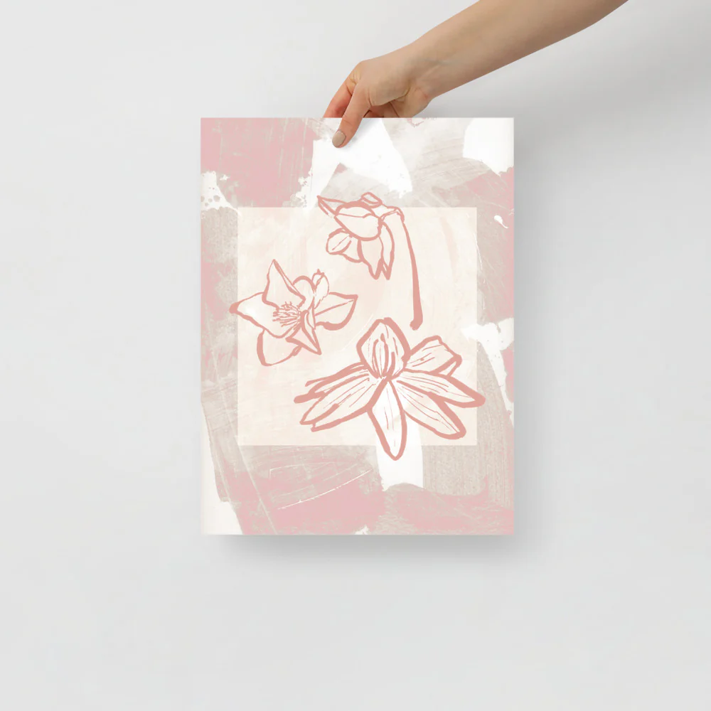 Flowers In Sunset Wall Art - Image 5