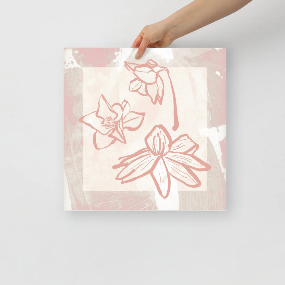 Flowers In Sunset Wall Art - Image 8