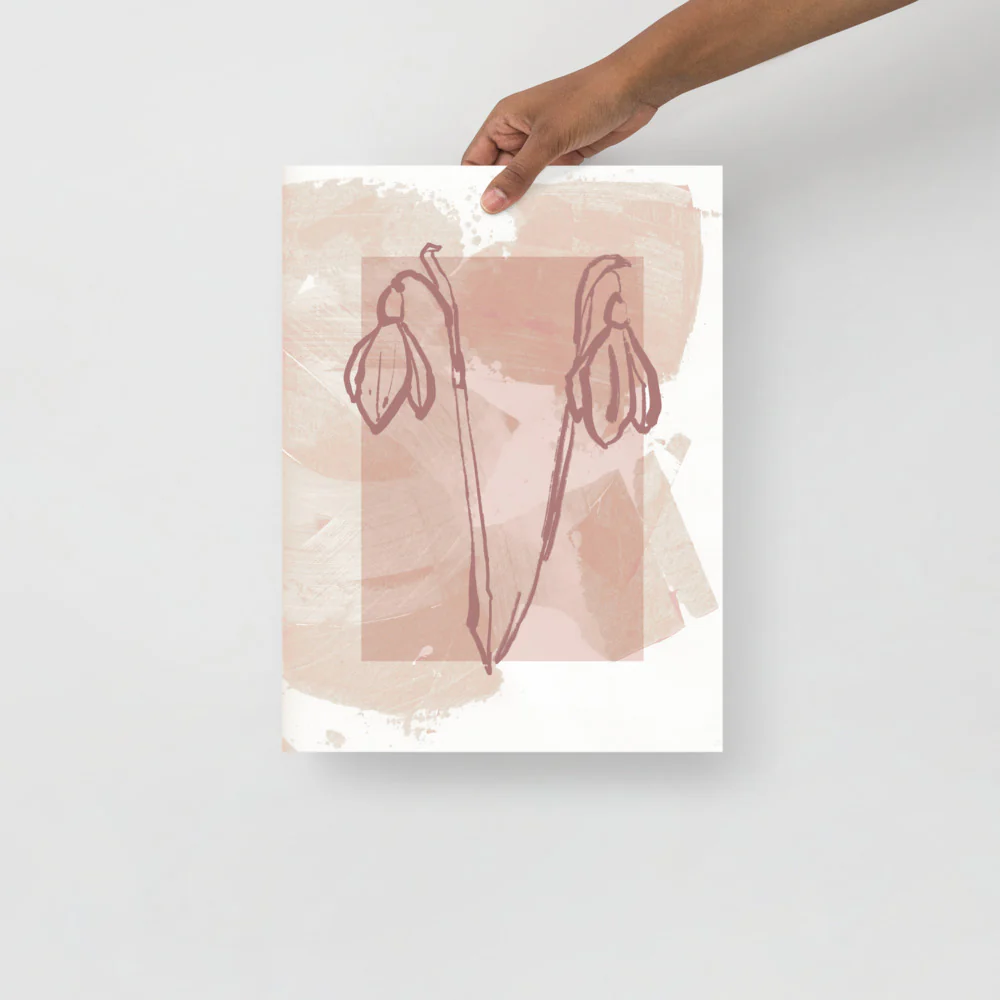 Flowers In Sunset Wall Art - Image 2