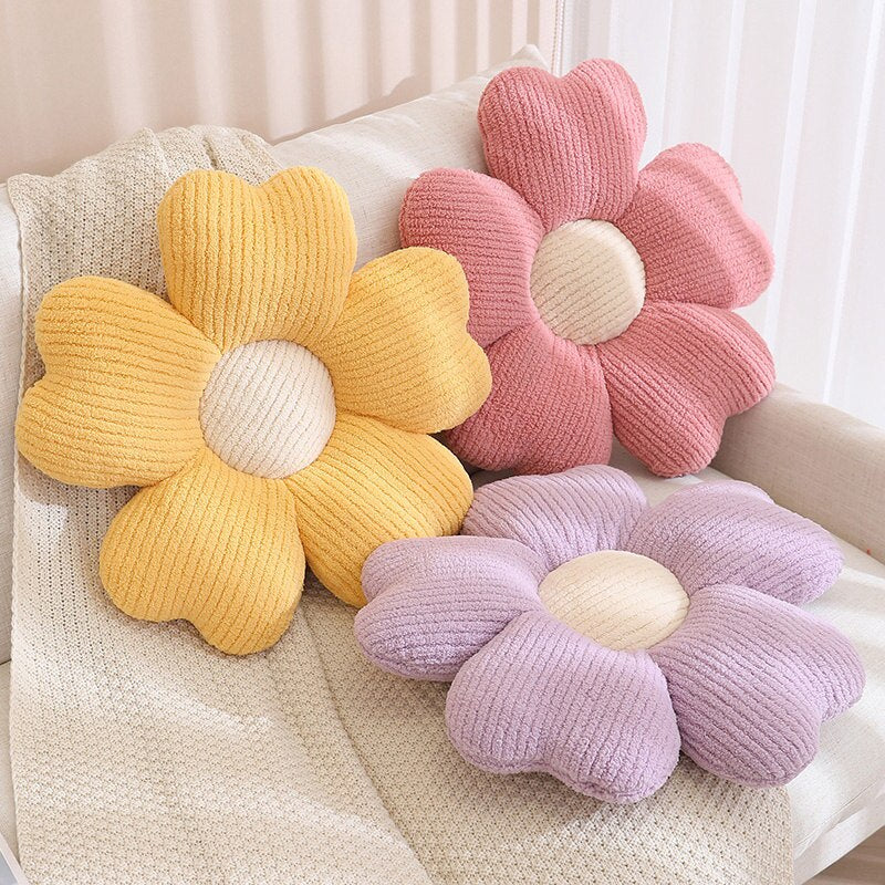 Fluffy Clover Flower Cushion - Image 3