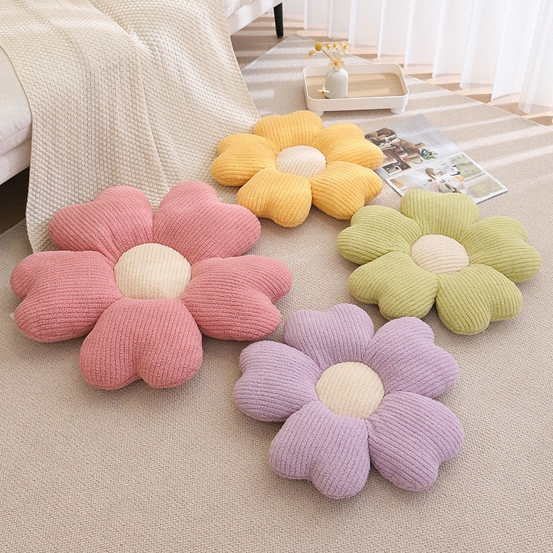 Fluffy Clover Flower Cushion - Image 5