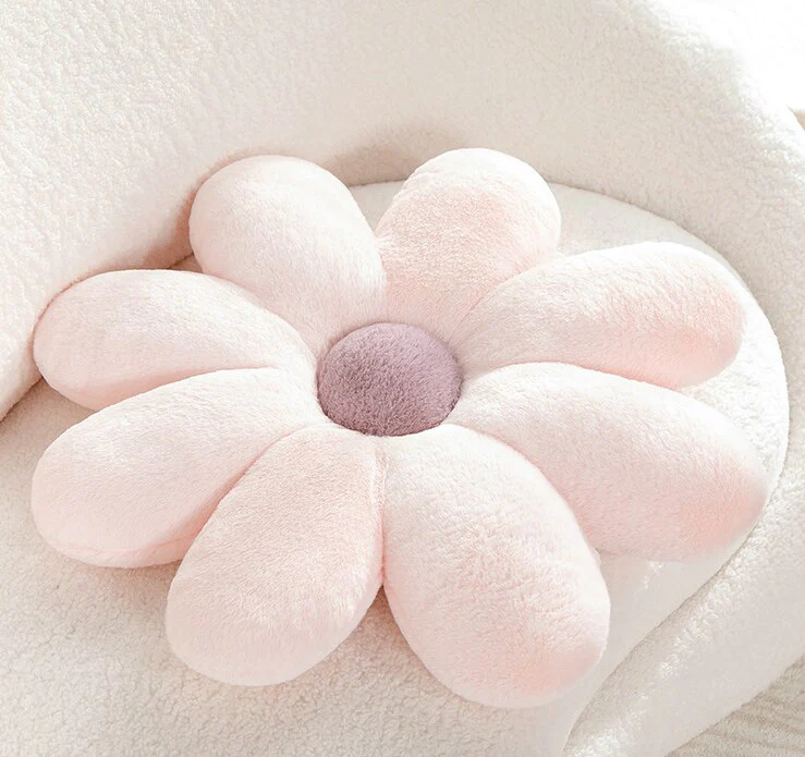 Fluffy Daisy Cushion - Pastel - Image 11