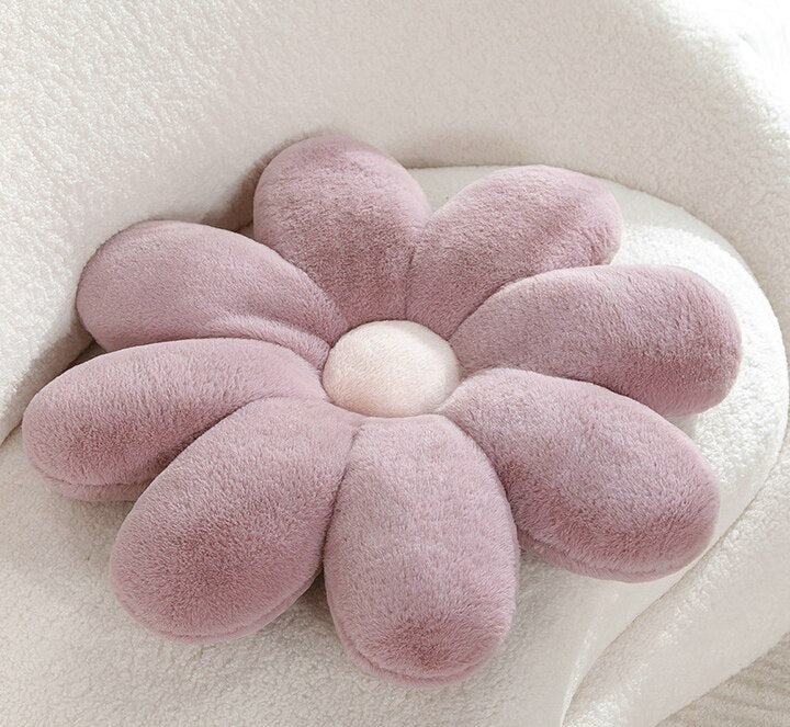 Fluffy Daisy Cushion - Pastel - Image 12