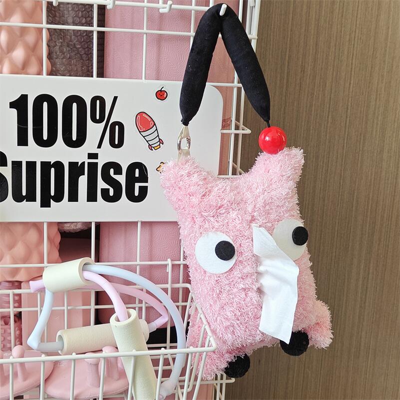 Fluffy Face Tissue Holder - Image 3