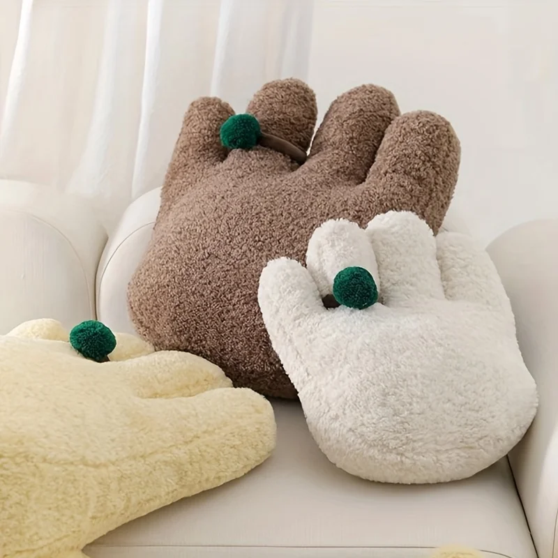 Fluffy Hand Cushions with Ring - Image 6