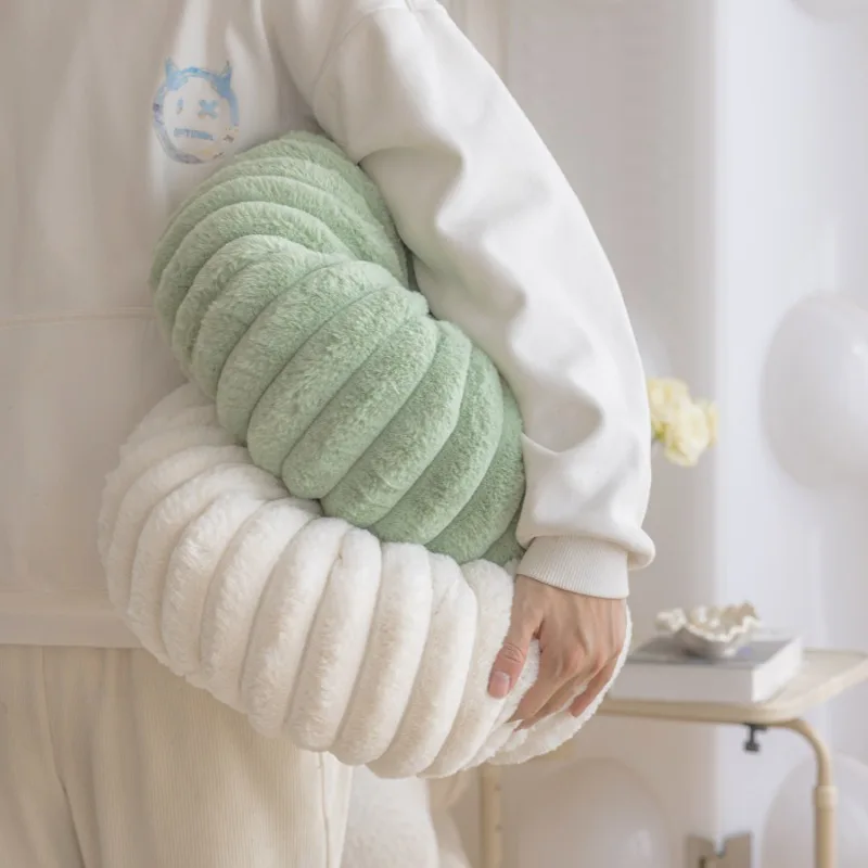 Fluffy Pastel Pumpkin Cushion - Image 2
