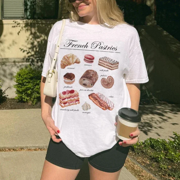 French Pastries T-Shirt - Image 2