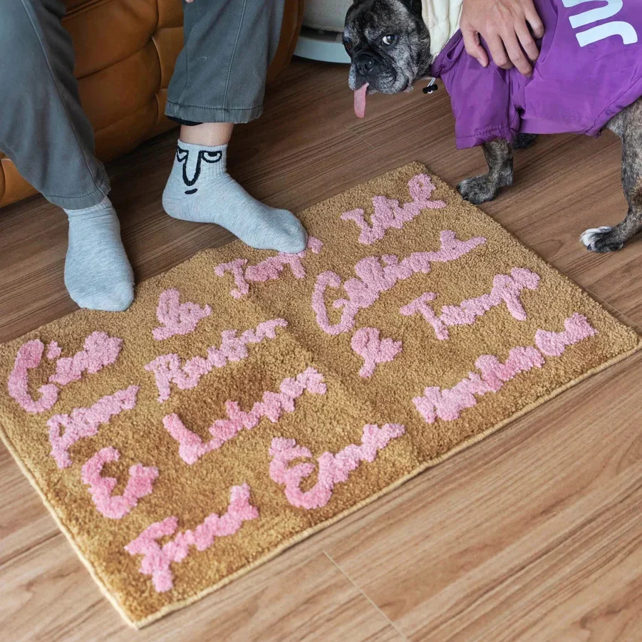 French Phrase Tuft Mat - Image 2