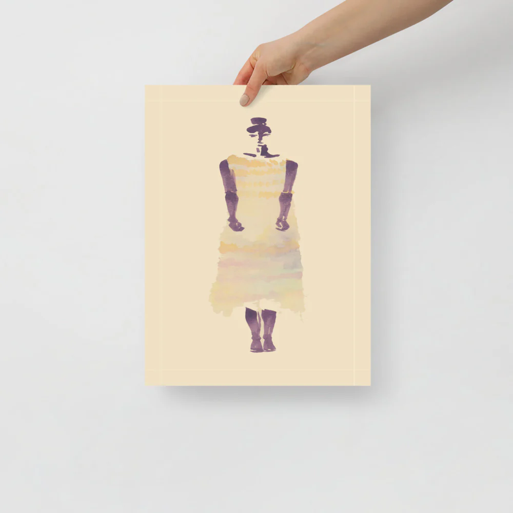 Frill Dress Wall Art - Image 2