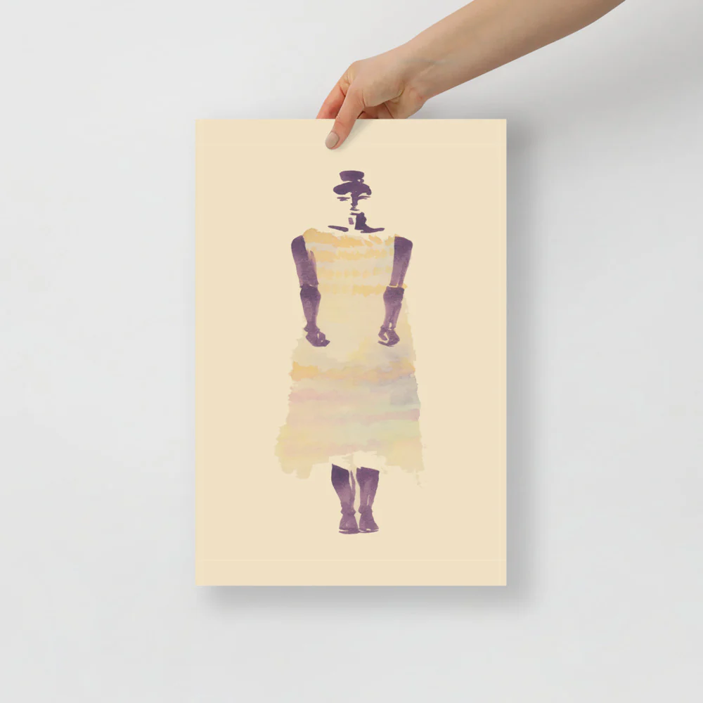 Frill Dress Wall Art - Image 3