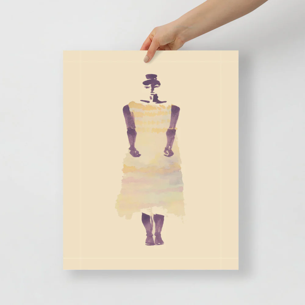 Frill Dress Wall Art - Image 4