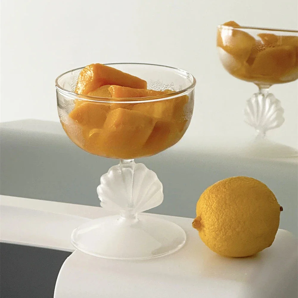 Frosted Shell Glass