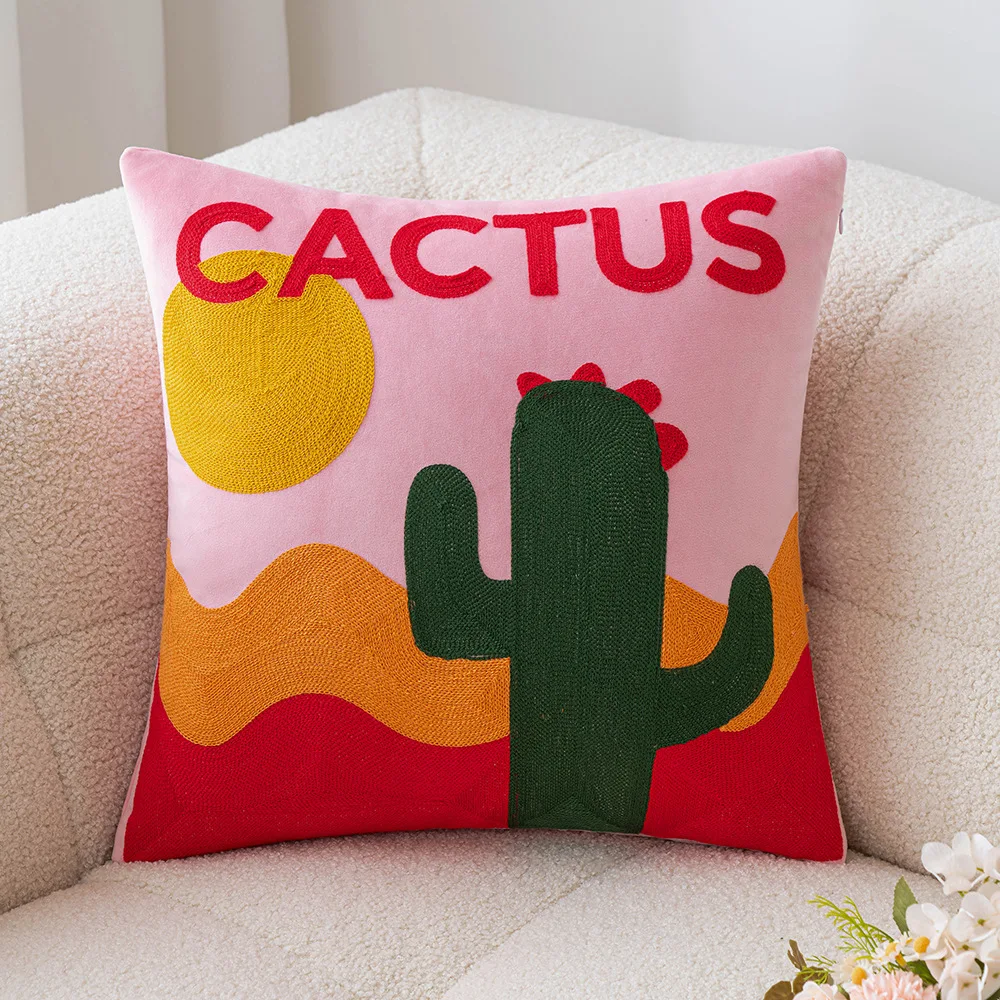 Fruit Embroidered Cushion Cover - Image 10