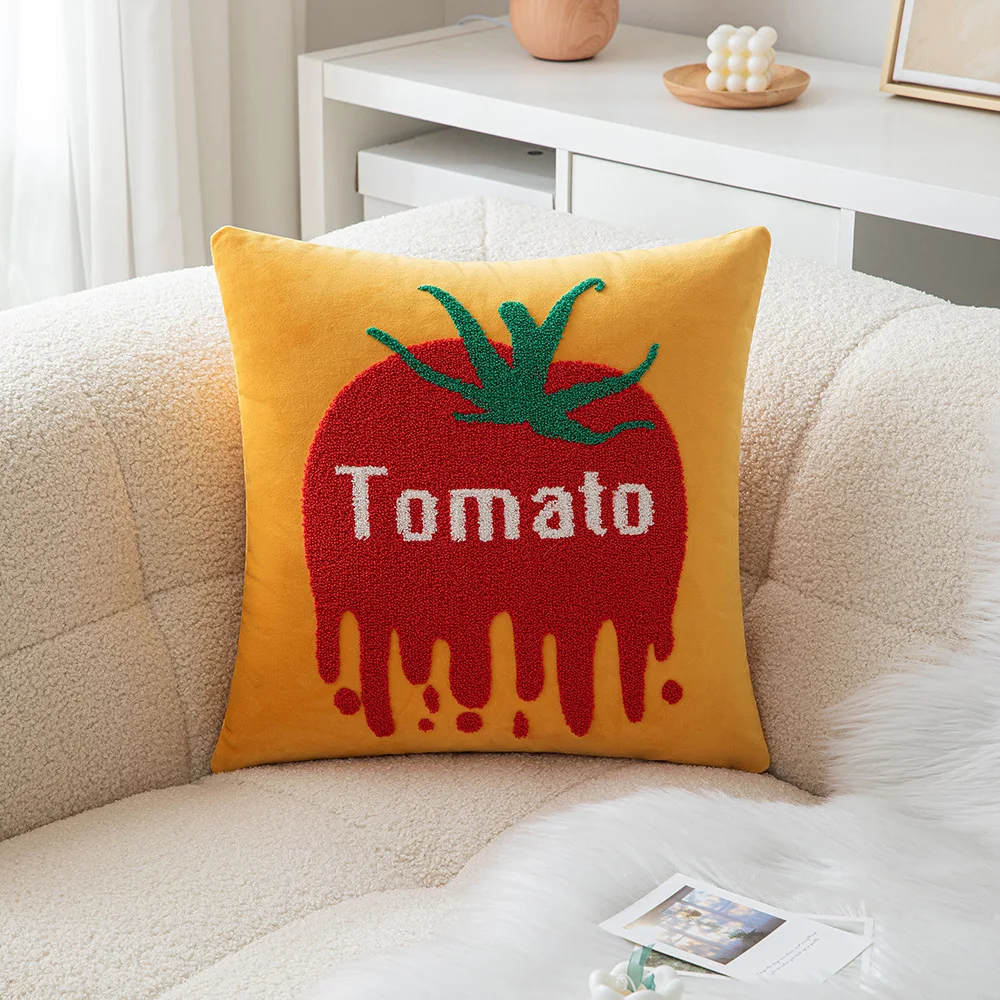 Fruit Embroidered Cushion Cover - Image 9