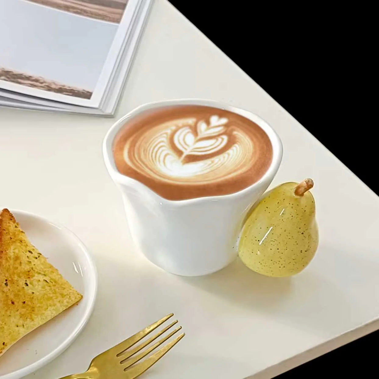 Fruit Handle Ceramic Mug