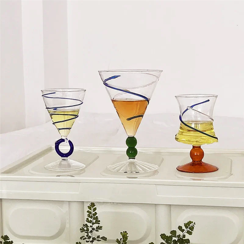 Geometric Line Glassware
