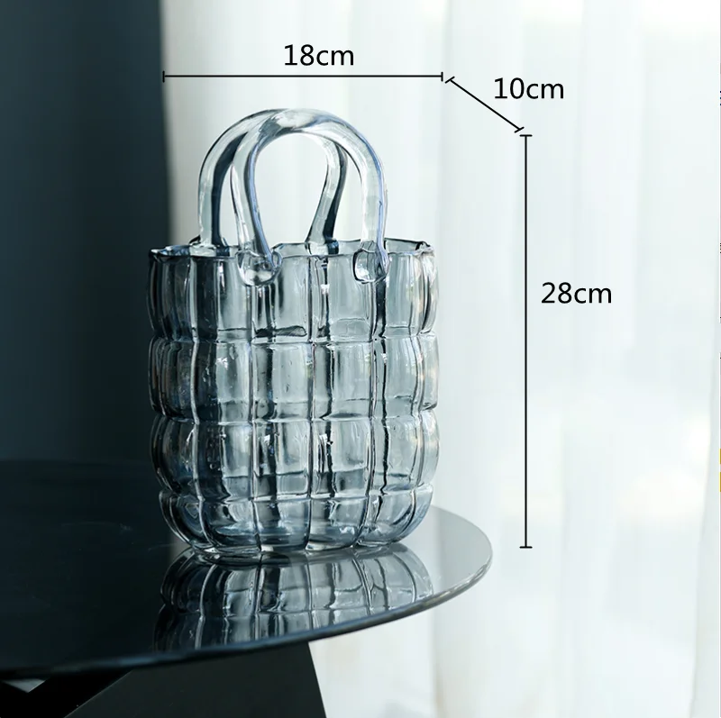 Glass Bag Vase - Image 11
