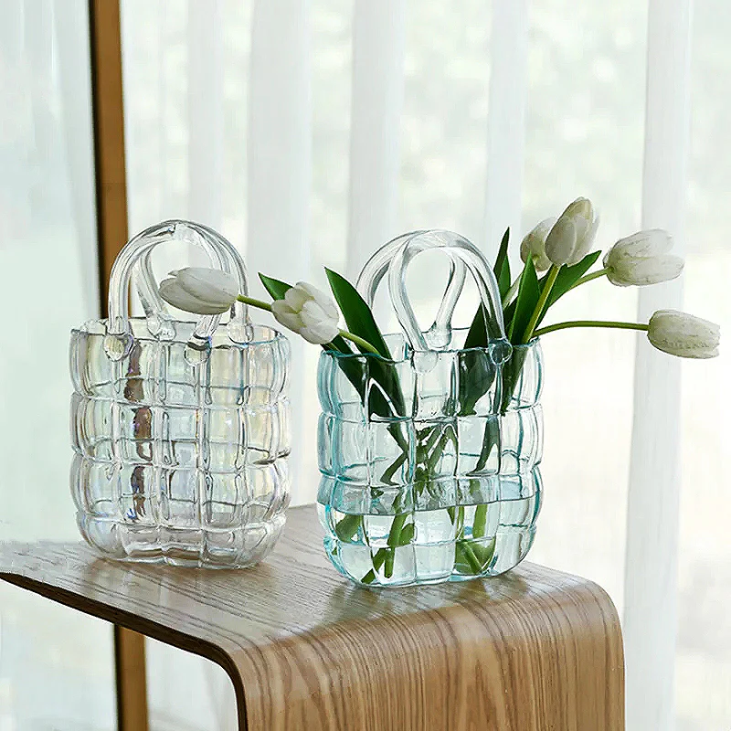 Glass Bag Vase - Image 3
