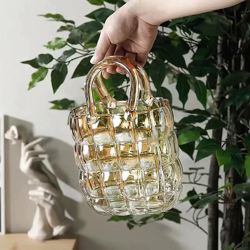 Glass Bag Vase - Image 5