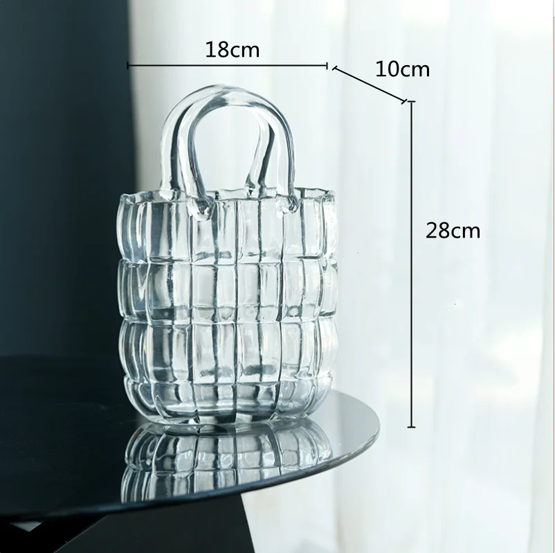 Glass Bag Vase - Image 6