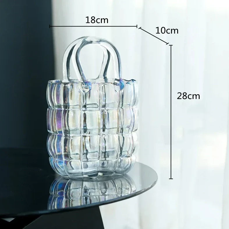 Glass Bag Vase - Image 7