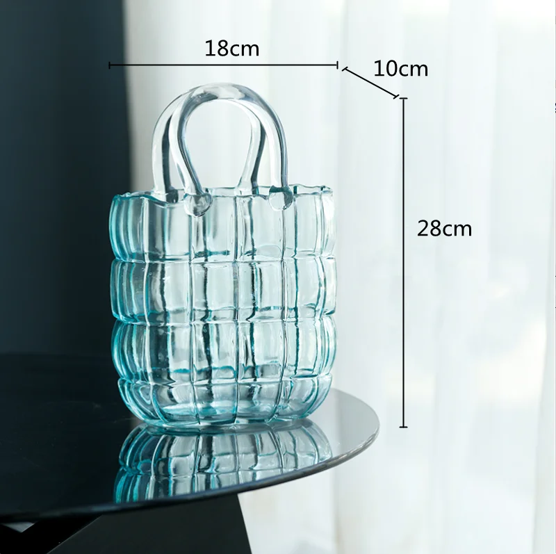 Glass Bag Vase - Image 8