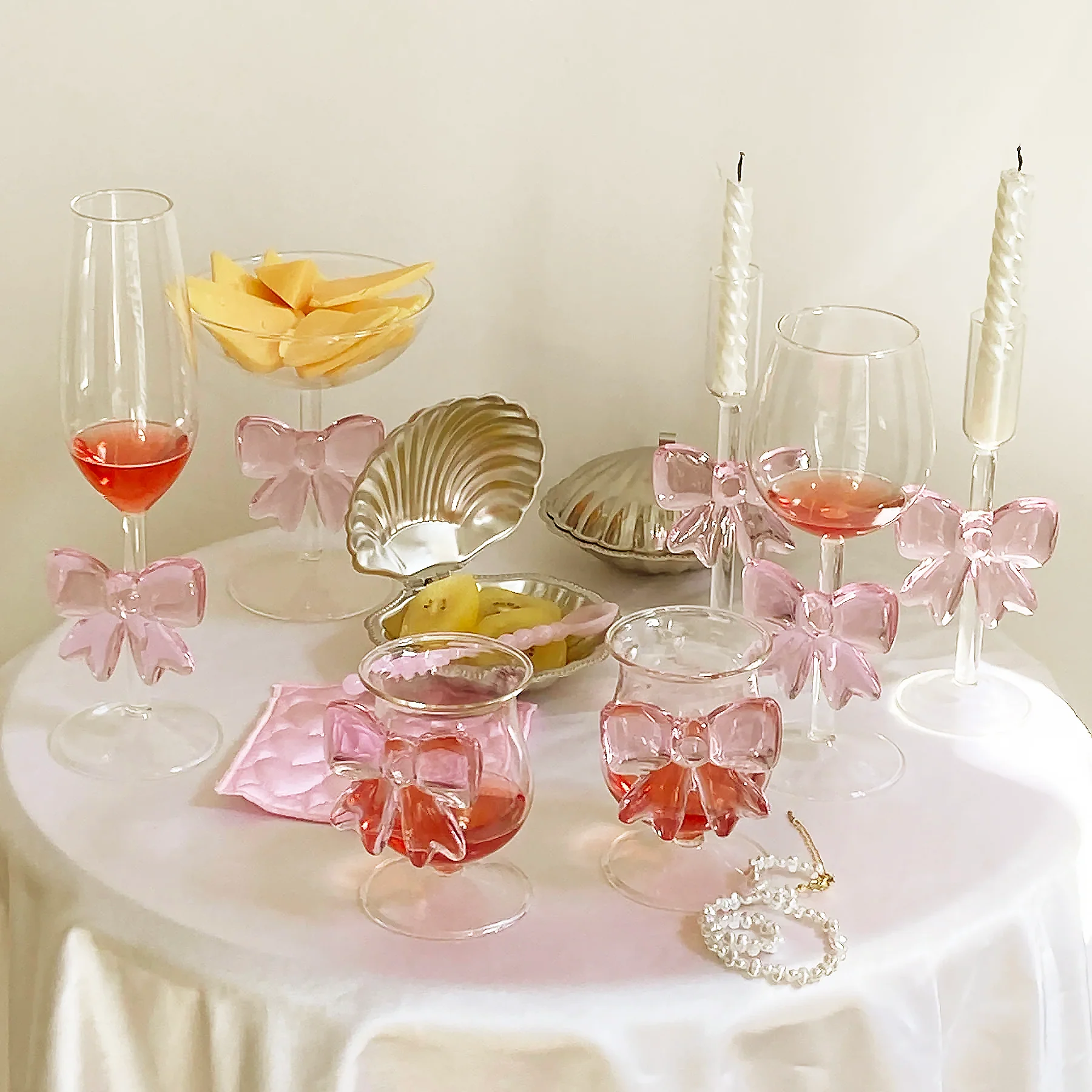 Glass Bow Candleholder - Image 4