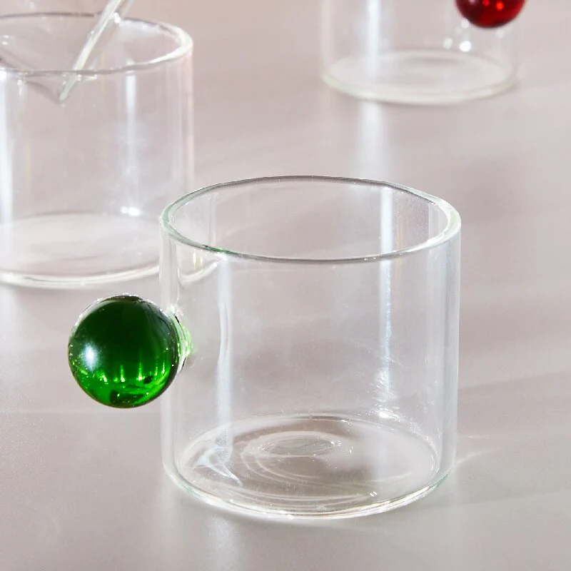 Globe Handle Glass Espresso Cup - Image 10