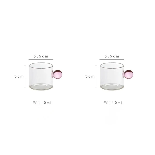 Globe Handle Glass Espresso Cup - Image 11