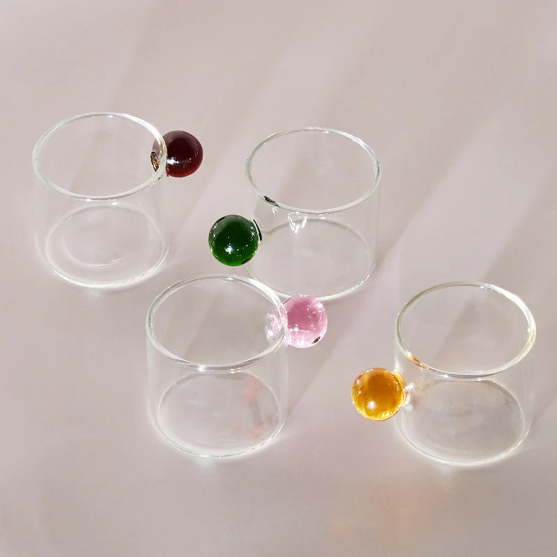 Globe Handle Glass Espresso Cup - Image 12