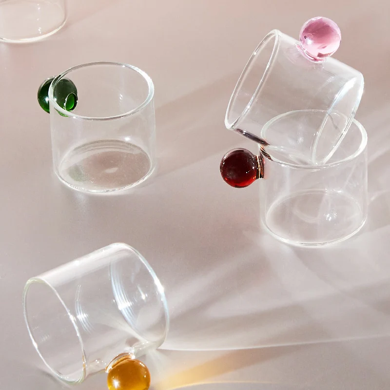 Globe Handle Glass Espresso Cup - Image 13