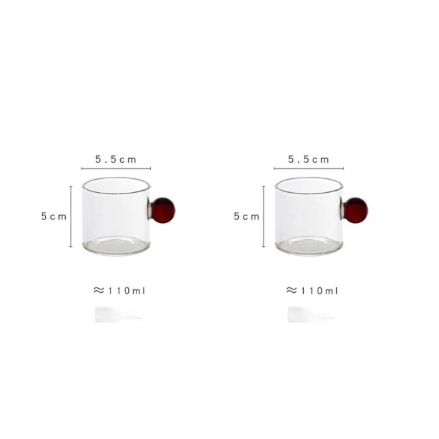 Globe Handle Glass Espresso Cup - Image 17
