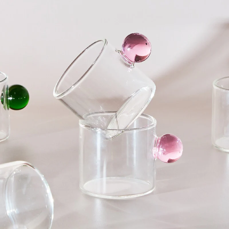 Globe Handle Glass Espresso Cup - Image 8